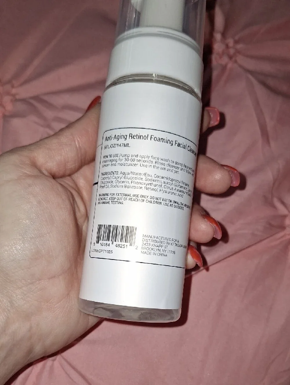 Revive& Anti-Aging Retinol Foaming Facial Cleanser